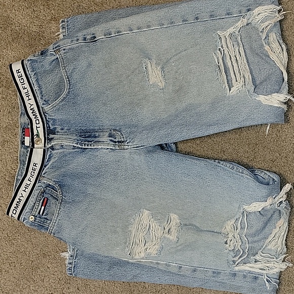 Tommy Hilfiger Other - Vintage 1990s Tommy Hilfiger Light Wash Distressed boxer waistband baggy Jeans